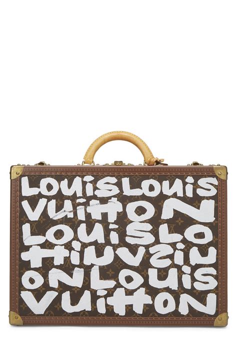 Stephen Sprouse x Louis Vuitton White Graffiti Monogram .